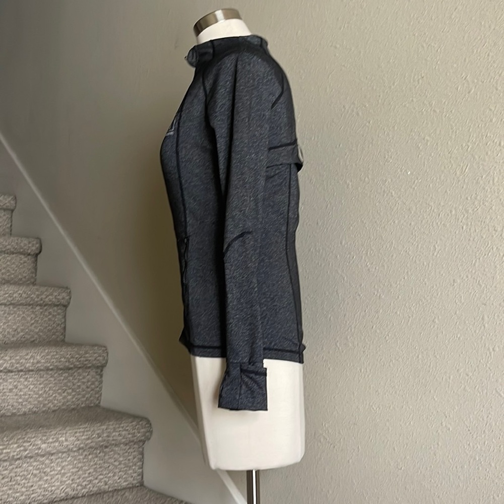 Women's Gray Full-Zip Jacket - Picture 5 of 14